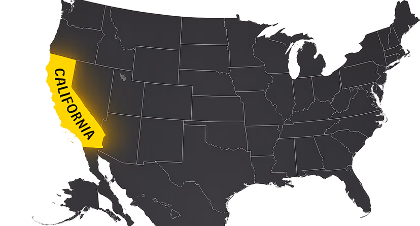 Map highlighting California — Stealth Watch service region