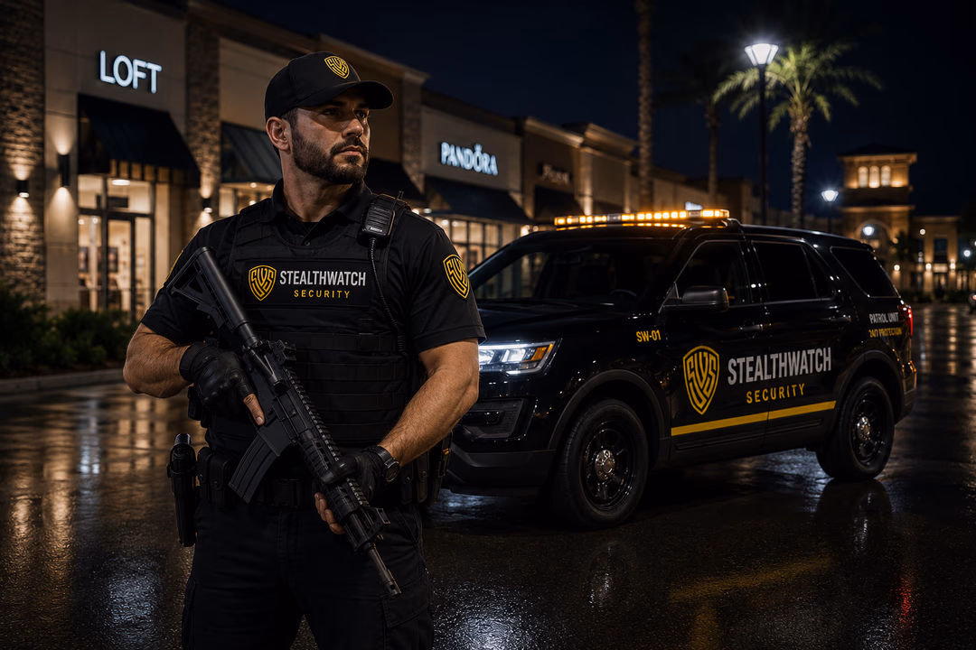 Armed security guard